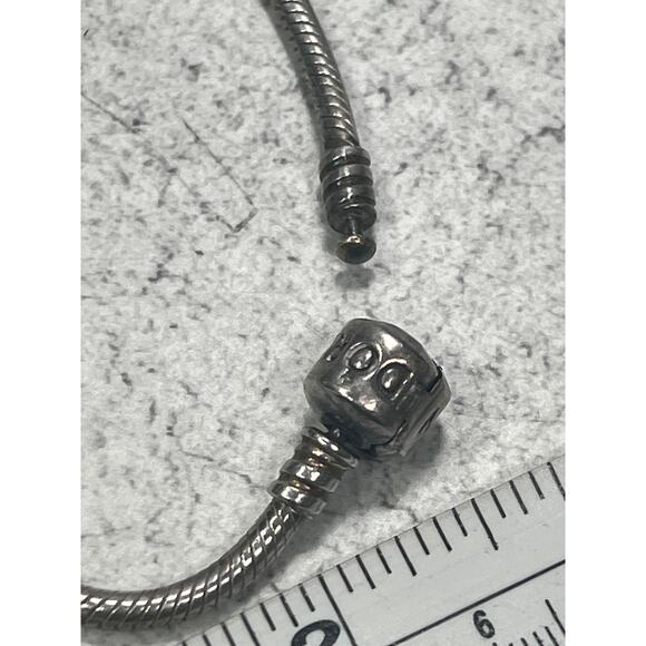 Pandora 925 Silver Snake Chain Bracelet - Picture 4 of 6